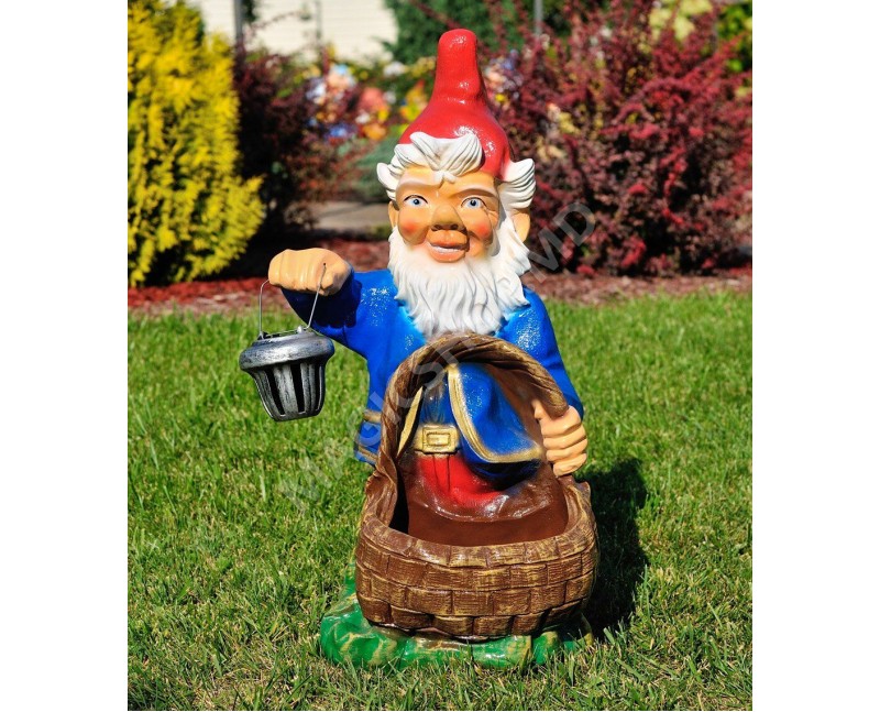 Садово-парковая фигура Cera Гном с корзиной